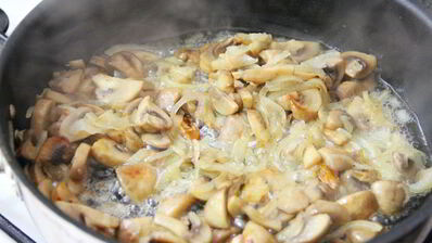 картофельные ньокки с грибами