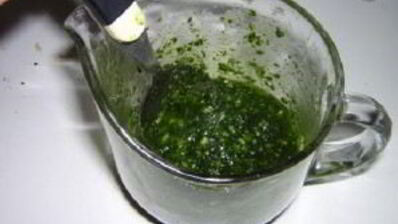 клецки из тыквы с кориандром алмонд песто