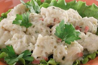 Клецки со шпиком