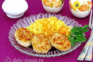 Котлеты из свинины с рисом