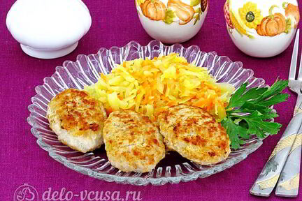 Котлеты из свинины с рисом