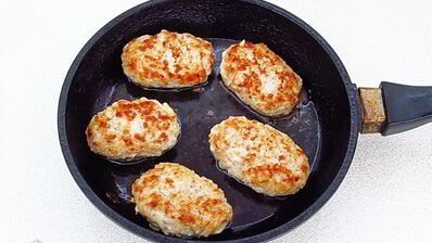 котлеты из свинины с рисом