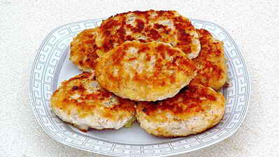 котлеты из свинины с рисом