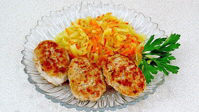 котлеты из свинины с рисом