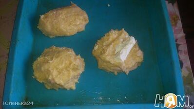 котлеты с брынзой