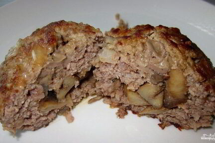 Котлеты с грибами