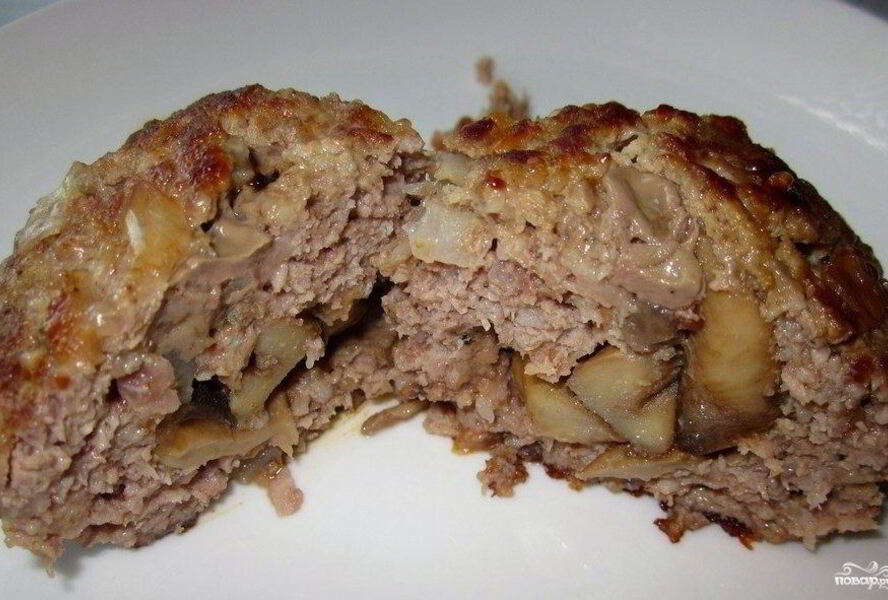 Котлеты с грибами