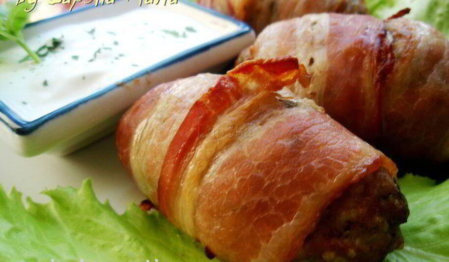 Рецепт котлет с кускусома в беконе