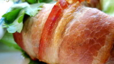 котлеты с кускусом в беконе