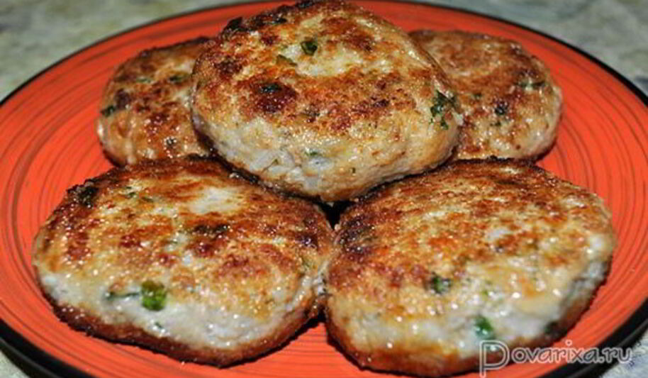 Рецепт котлет с рисом, сыром, зеленью