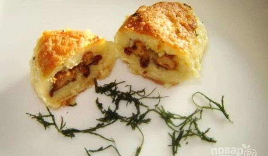 Рецепт куриных котлет с грибами и сыром