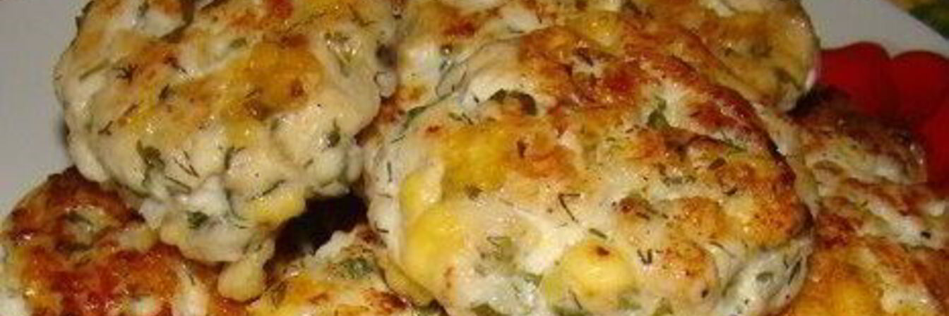 Куриные котлеты с сыром и петрушкой