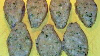 рыбные котлеты в аэрогриле