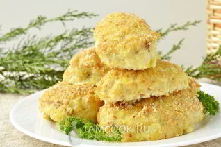 Рыбные котлеты в духовке