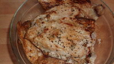 сладкая глазированная репка с натуральными свиными котлетами