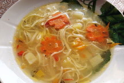 Лапша куриная по-домашнему