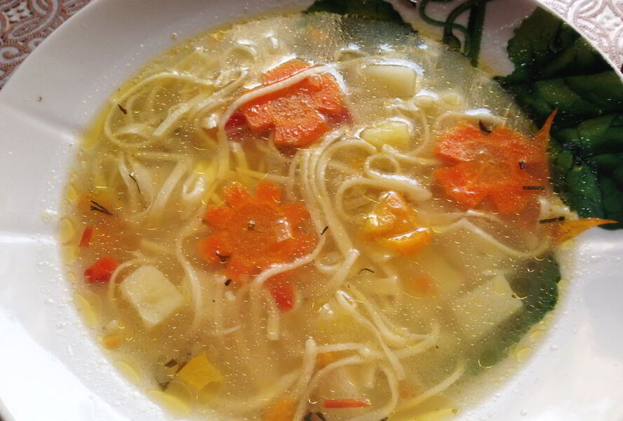 Лапша куриная по-домашнему