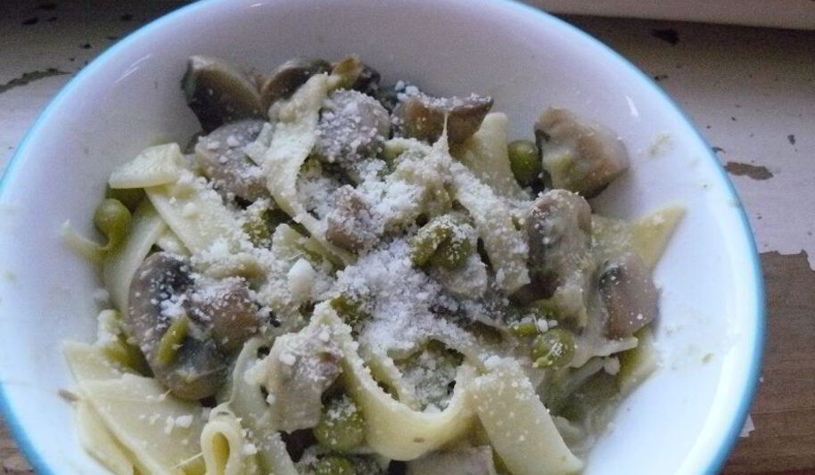 Рецепт лапши с грибами