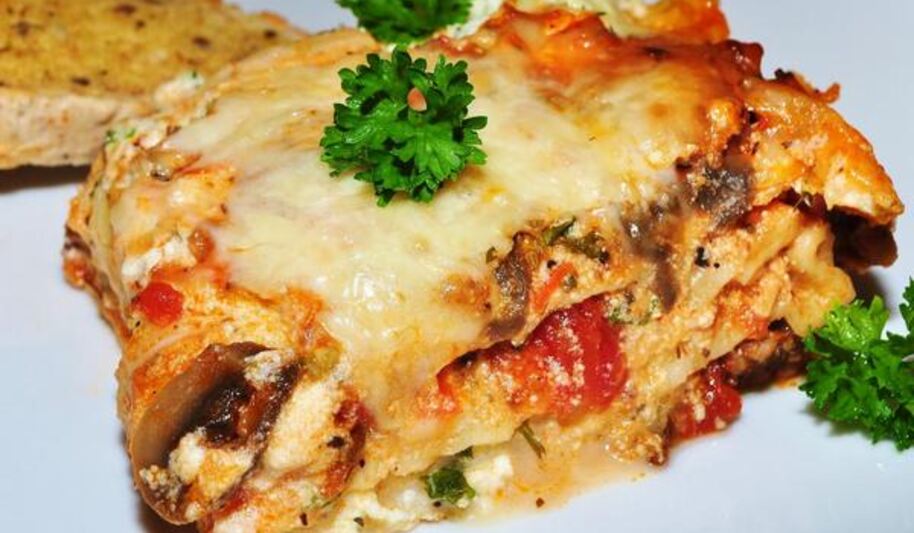 Рецепт домашней мясной лазанья с соусом бешамель