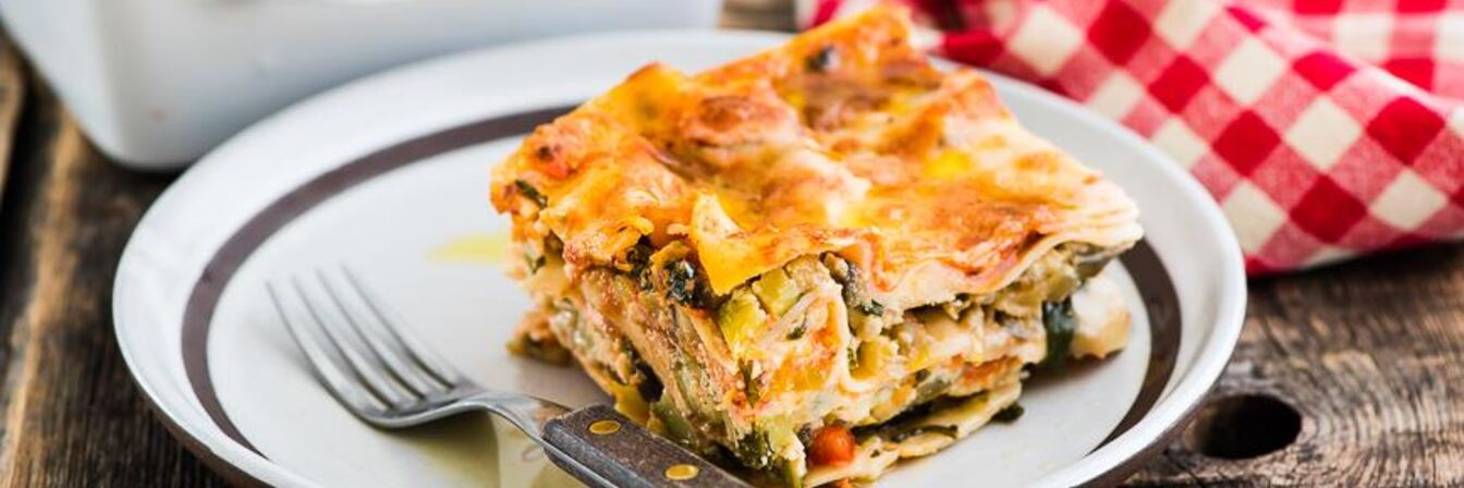 Домашняя овощная лазанья