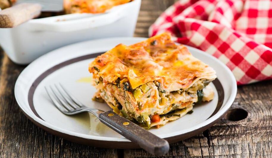 Рецепт домашней овощной лазанья