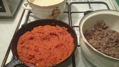 лазанья мясная