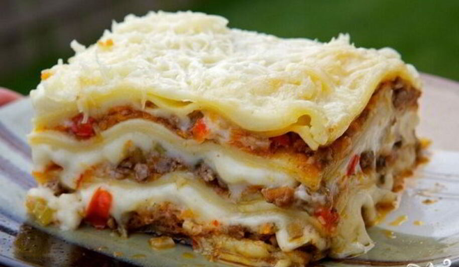 Рецепт лазаний с фаршем и овощами