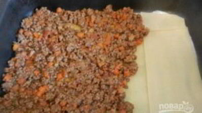лазанья с говядиной и томатами