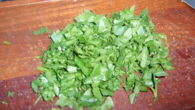 лазанья с лисичками и сельдереем