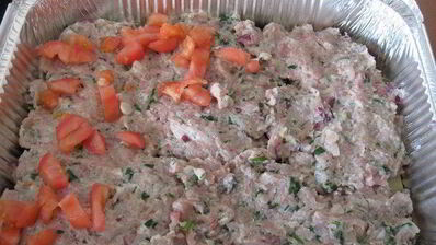 лазанья с мясным фаршем и баклажанами