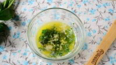 лазанья в цветущем хлебе