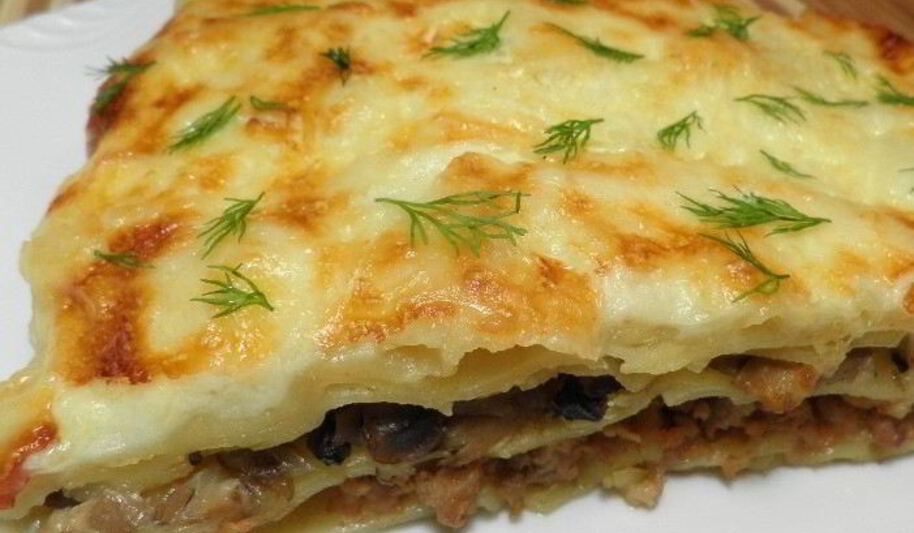 Рецепт простой лазанья с фаршем