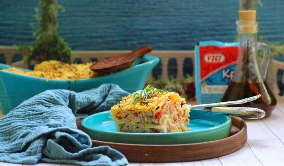 Рецепт рыбной лазанья