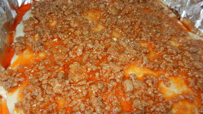 сочная мясная лазанья