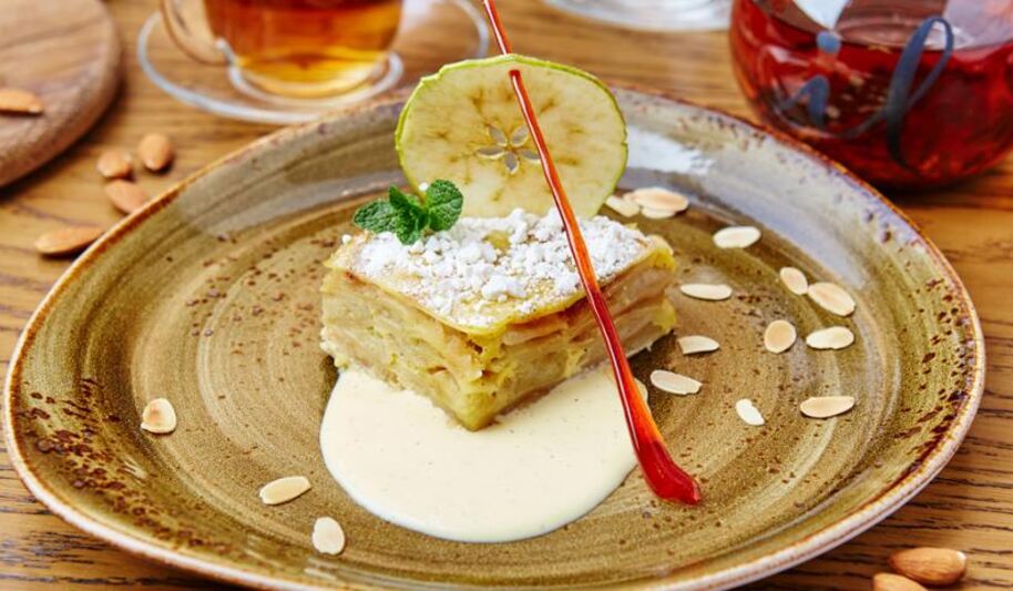 Рецепт яблочной лазанья