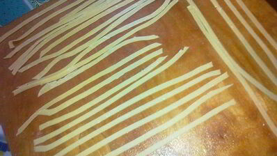 домашняя паста с домашней курицей