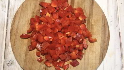 гнездо из спагетти с куриным филе