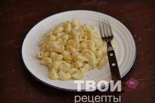 Макароны в сливочном соусе