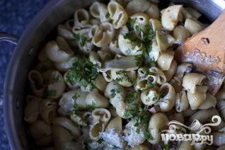 Паста с грибами и артишоками