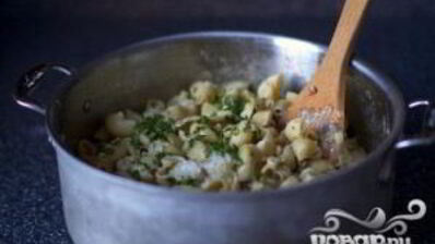 паста с грибами и артишоками