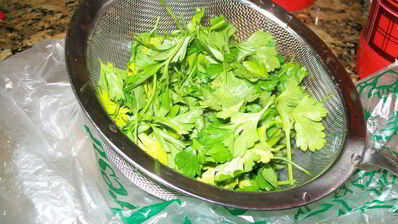 паста с креветками и овощами