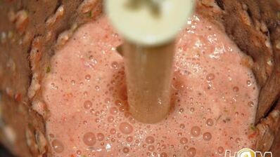 паста с семгой и овощами в сливочно-томатном соусе