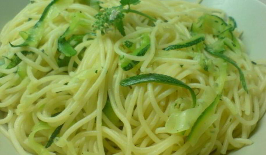 Рецепт пасты с цукини и мятой
