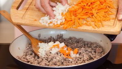 спагетти болоньезе с фаршем