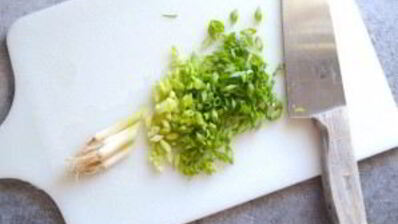 спагетти с зеленым луком