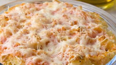 запеченные макароны