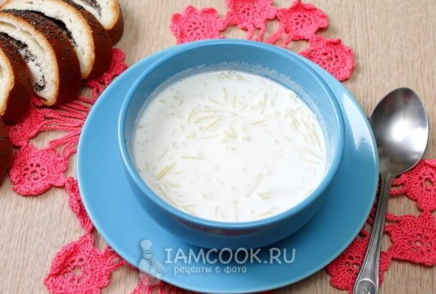 Молочная лапша в мультиварке