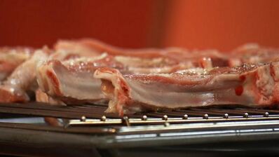 баранье каре с картофельным драником