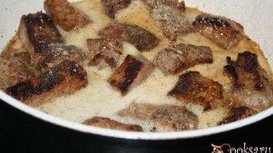 говядина в пиве с хлебной подливой