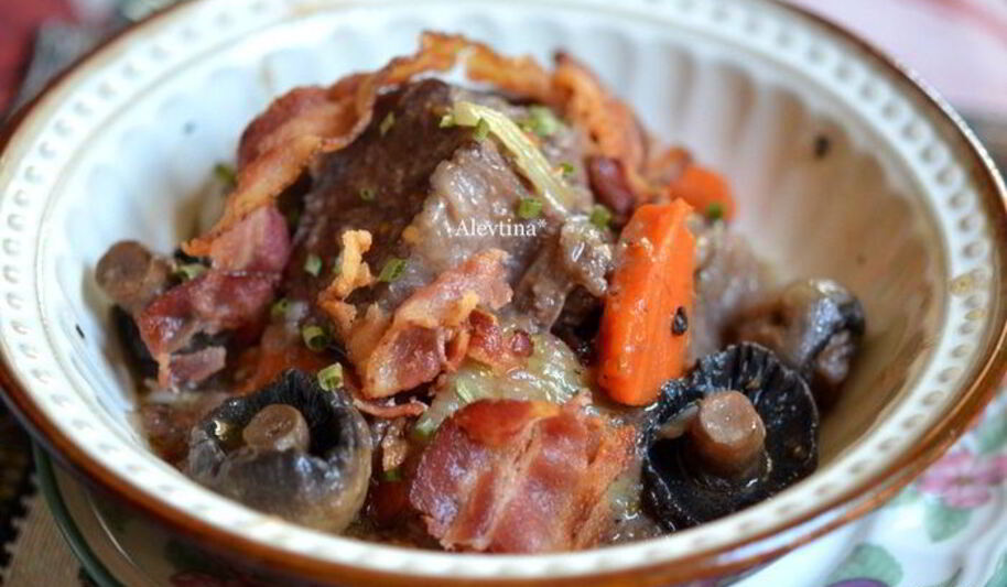 Рецепт говяжьих ребер по-бургундсков